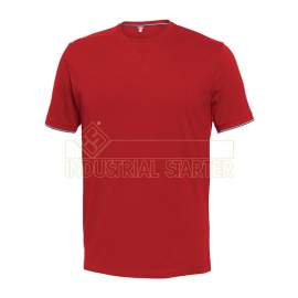 T-SHIRT RAPALLO GIROCOLLO 145 g./m2 ROSSA TG. L