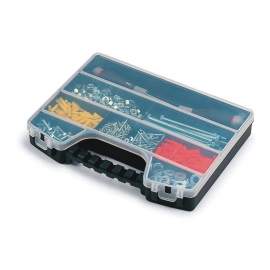 CASSETTA MINUTERIA ORGANIZER 13 NERO/TRASPARENTE TERRY 1002218