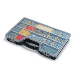 CASSETTA MINUTERIA ORGANIZER 24 NERO/TRASPARENTE TERRY 1000624