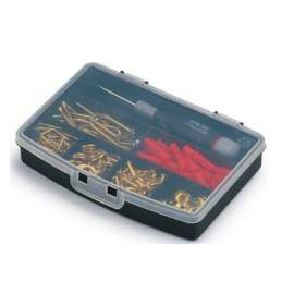 CASSETTA MINUTERIA ORGANIZER 7 NERO/TRASPARENTE TERRY 1002308