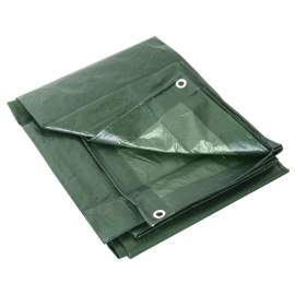 TELO IMPERMEABILE VERDE MT. 6x10 SERIE PESANTE (200 gr./mq)