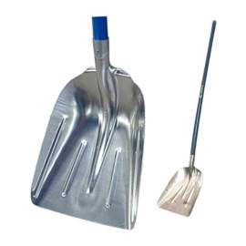 PALA GRANAGLIE / NEVE IN ALLUMINIO - CON MANICO cm.40x33x2
