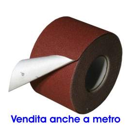 CARTA VETRATA CON VELCRO GR. 100 - MM. 120 AL CORINDONE