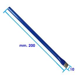 SCALPELLO PIATTO PER  ELETTRICISTI MM. 10x200