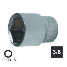 CHIAVE A BUSSOLA DA 3/8 ESAGONALE MM. 9