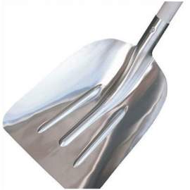 PALA GRANAGLIE / NEVE IN ALLUMINIO Cm.40x32x2 - SENZA MANICO