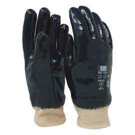 GUANTO NBR TG. 9 NITRILE PESANTE POLSINO ELASTICO ETL 13.01 BLU