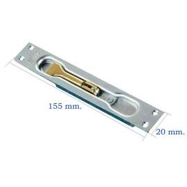 COMUNELLO 705B CATENACCIO/PALETTI AD INCASSO 20X155