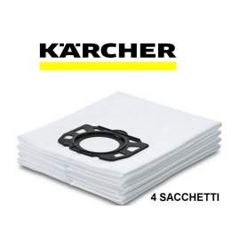 SACCHETTO RICAMBIO BIDONI ASPIR. KARCHER VELLO WD/MD 4 - 5 - 6 CF. 4 PZ.