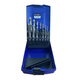ASSORTIMENTO 7 MASCHI A MACCHINA HSS DA M3 A M12 CON PUNTE (14 PZ)