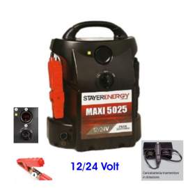 AVVIATORE BOOSTER 12/24 Volt - MAXI 5025 - PROFESSIONALE