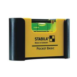 BOLLA LIVELLI STABILA CM. 7 POCKET PRO MAGNETICA CON CLIP PORTA CINTURA