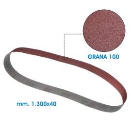 NASTRO ABRASIVO mm. 40x1.300 GR 100 IN OSSIDO DI ALLUMINIO X268A