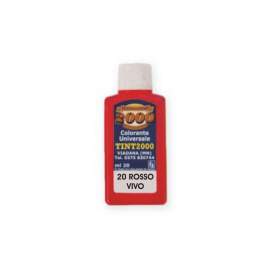 COLORANTE UNIVERSALE CONCENTRATO ROSSO VIVO 40 ml. PER SMALTI E PITTURE