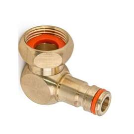 RACCORDO RAPIDO PRESA GIREVOLE 3/4 A SQUADRA IN OTTONE