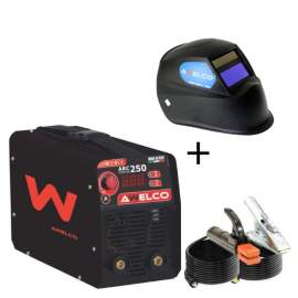 SALDATRICE INVERTER ACR250 200A + MASCHERA HELMET 3000-E + ACCESSORI