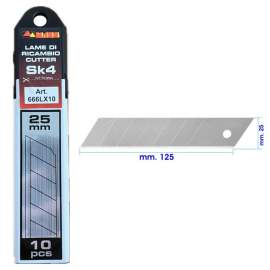LAMA PER CUTTER SK4 MM. 25 A 6 SEZIONI, IN ASTUCCIO DA 10 LAME - 666LX