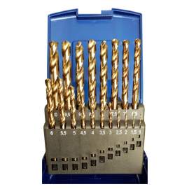 SET 19 PUNTE COBALTO 5% 1 - 10 x 0,5 PER ACCIAIO INOX
