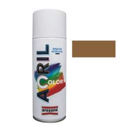 VERNICE SPRAY MARRONE CHIARO LUCIDO RAL 8003 ACRICOLOR 400 ml.