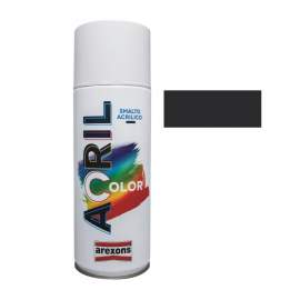 VERNICE SPRAY NERO LUCIDO RAL 9005 ACRICOLOR 400 ml.