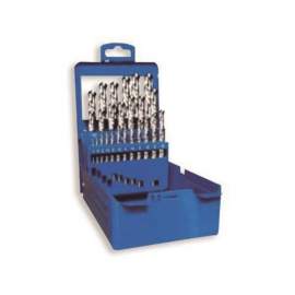 PUNTE FRESATE HSS DIN 338 TeKno Xp  Da 1 a 13 con 1/2 misure SET 25 PZ.