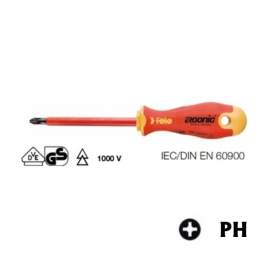 CACCIAVITE ELETTRICISTA FINO A 1000 V PH2 6,0x100/200 FELO 500