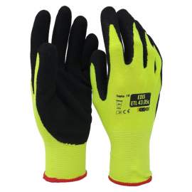 GUANTO HI-VIZ TG. 8 ETL 43.05 EDIS FORTE PRESA E GRIP SPALMATO LATTICE