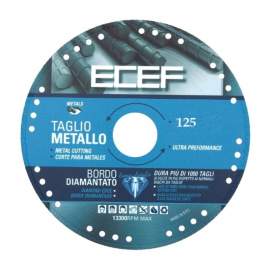DISCO DIAMANTATO MULTIUSO  D. 125 PROFESSIONALE AZZURRO