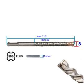 PUNTA SDS Plus MM. 6x110/50 TRI-STAR - 3 TAGLIENTI