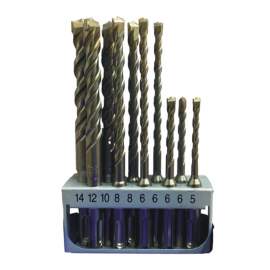 PUNTE EDILIZIA RAPTOR SDS Plus (5x110-6x110-6-8-10-12-14x160) SET 10 PZ.