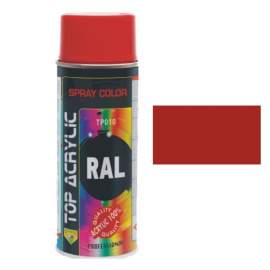 VERNICE SPRAY ROSSO FUOCO LUCIDO RAL 3000 ACRICOLOR TOP 400 ml.