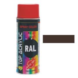 VERNICE SPRAY MARRONE CIOCCOLATO LUCIDO RAL 8017 ACRICOLOR TOP 400 ml.