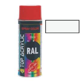 VERNICE SPRAY BIANCO SEGNALE LUCIDO RAL 9003 ACRICOLOR TOP 400 ml.