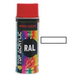 VERNICE SPRAY BIANCO OPACO RAL 9010 ACRICOLOR TOP 400 ml.