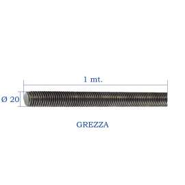 BARRA FILETTATA GREZZA M 20x1.000 - 4.8 DIN 975