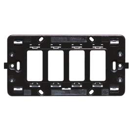SUPPORTO PORTAFRUTTI 4PT-MAGIC DA INCASSO BTICINO 504S