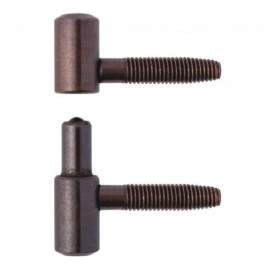 CERNIERA ANUBA LISCIA BRONZATA MM. 14 PER PORTE IN LEGNO