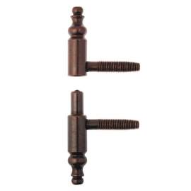 CERNIERA ANUBA BAROCCO BRONZATA MM. 16 PER PORTE IN LEGNO