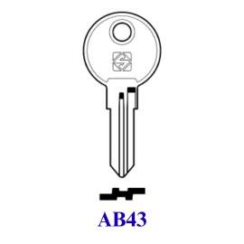 CHIAVE PIATTA ``AB43`` ABUS 5 SPINE PICCOLE