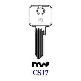 CHIAVE PIATTA ``CS17`` CISA 5 SPINE GRANDI