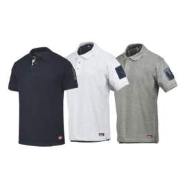 POLO ISSA CAMU IN COTONE 190 g/mq. BLU TG. 2XL