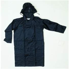 CAPPOTTO IMPERMEABILE POLIURETANO BLU NAVY TG. S