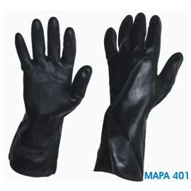GUANTO MAPA TECHNIC 401 TG. 9 PROTEZIONE CHIMICA IN NEOPRENE cm. 38