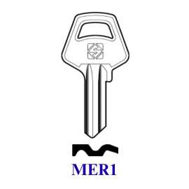 CHIAVE PIATTA ``MER1`` MERONI 4 SPINE PICCOLE