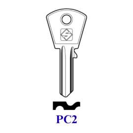 CHIAVE PIATTA ``PC2`` CORTELLEZZI 4 SPINE PICCOLE