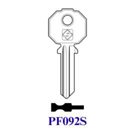 CHIAVE PIATTA ``PF092S`` PREFER SILCA 5 SPINE GRANDI SOTTILE